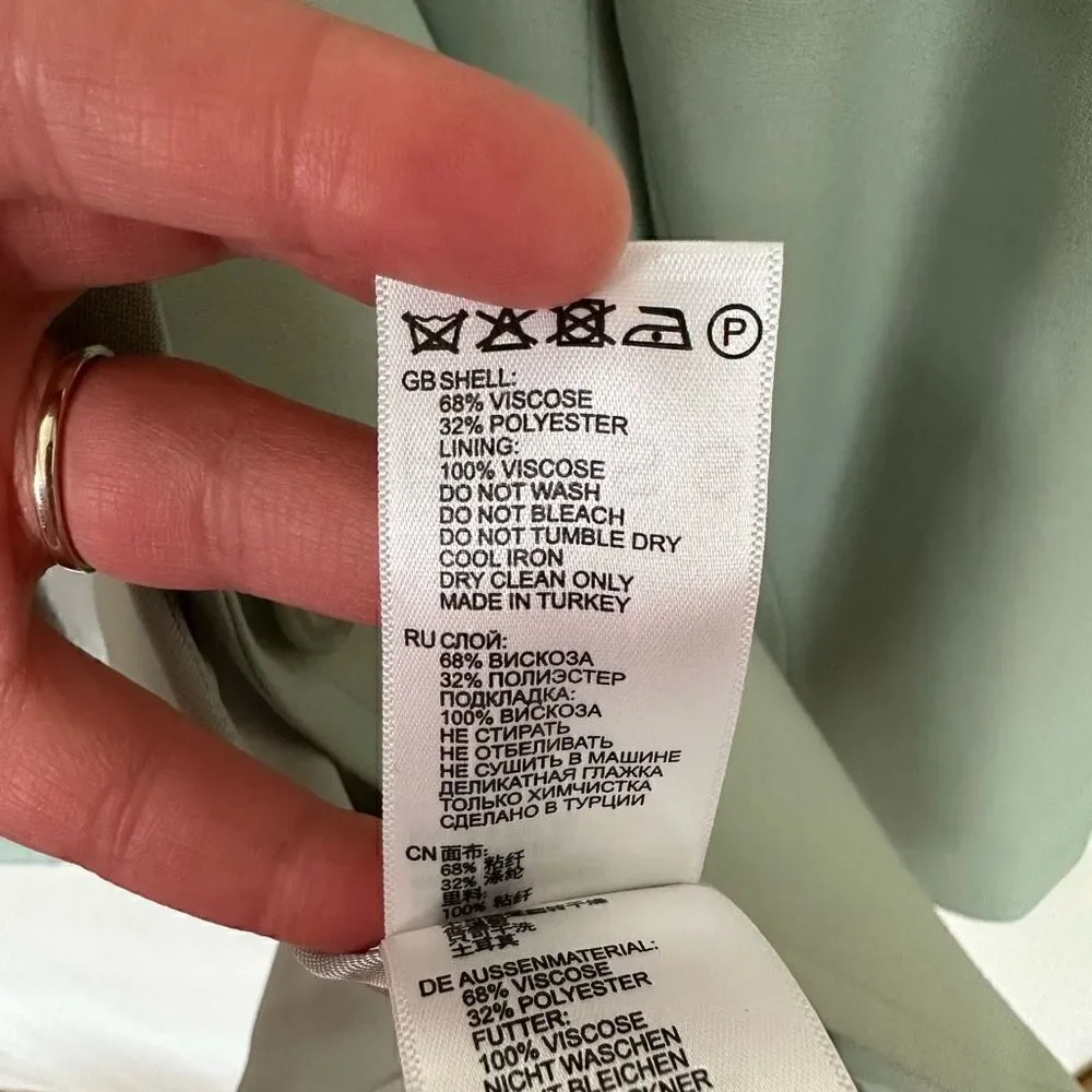 Reiss Women’s Evie Tailored Blazer in Aqua